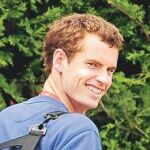 Andy Murray se marcha del entrenamiento de ayer