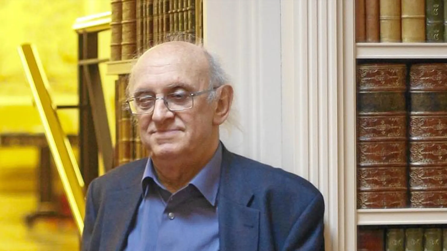 El autor, durante su visita a Madrid