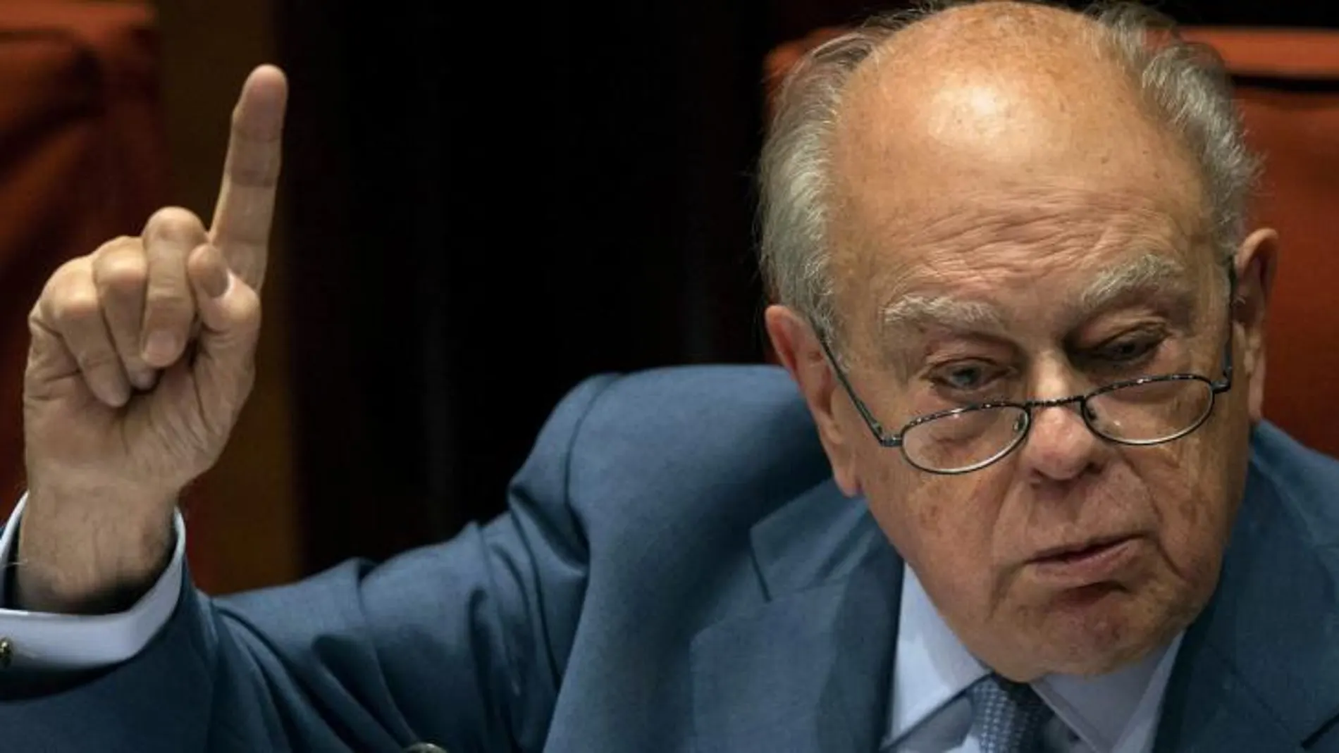 El expresidente de la Generalitat, Jordi Pujol, durante su comparecencia ante la comisión de Asuntos Institucionales del Parlament de Cataluña