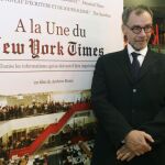 Imagen de 2011 del periodista estadounidense David Carr