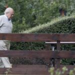 El expresidente de la Generalitat Jordi Pujol, en su residencia veraniega en Queralbs (Girona).