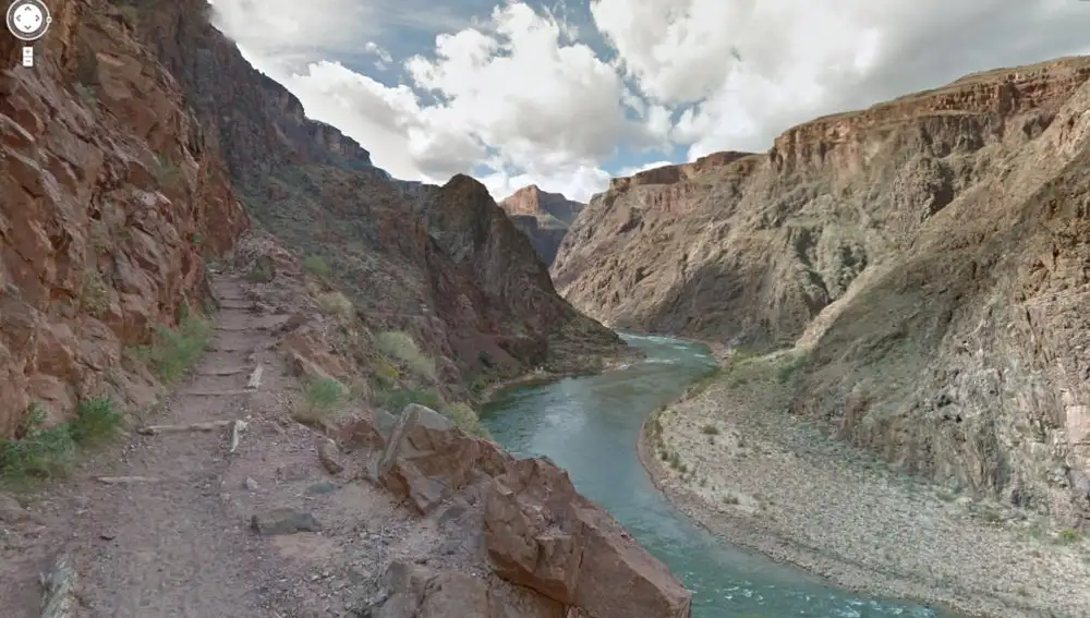 El Río Colorado es una de las escenas más impresionantes del Gran Cañón