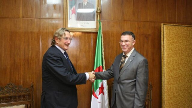 Antuña y Mohammed Haneche
