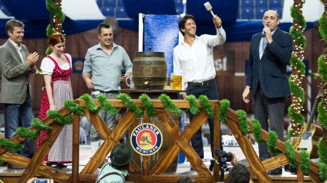 Fernando Verdasco inaugura la primera Oktoberfest en España
