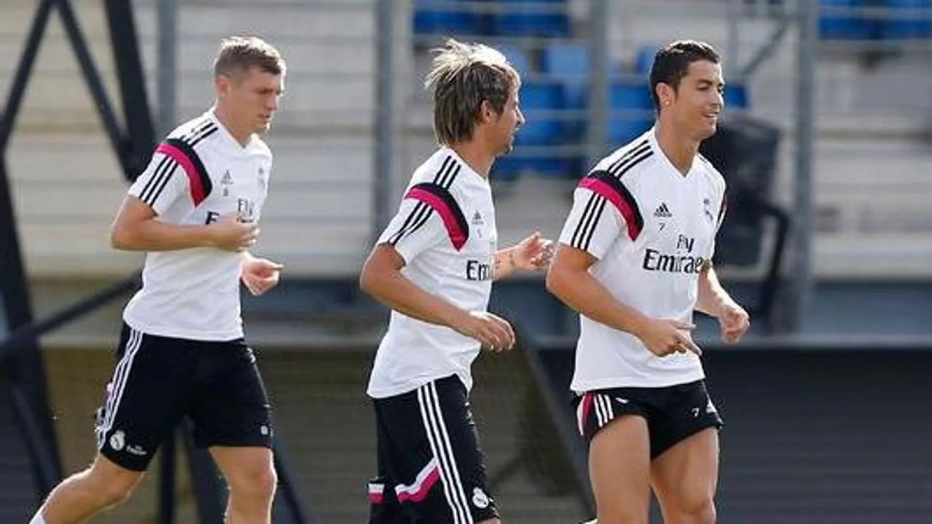 Ronaldo ya se entrena con el grupo.
