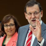 El presidente del Gobierno español, Mariano Rajoy antes de asistir al encuentro