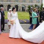 La nueva duquesa de Värmland brilló con un vestido con marcado acento español.