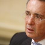 Álvaro Uribe, en una entrevista en España