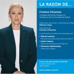 LA RAZÓN DE... Cristina Cifuentes