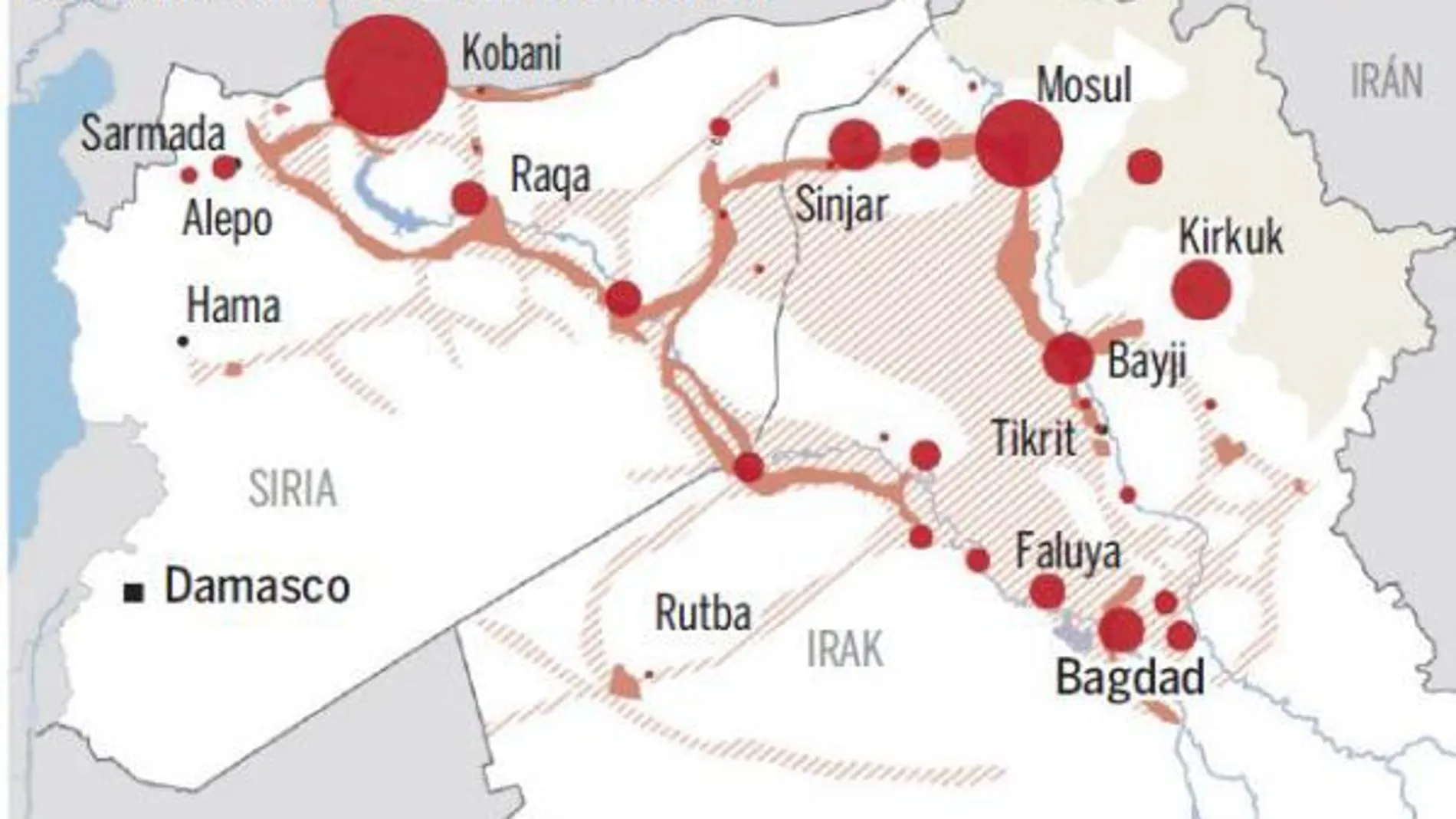 Irán afianza su hegemonía en la guerra contra el EI en Irak y Siria