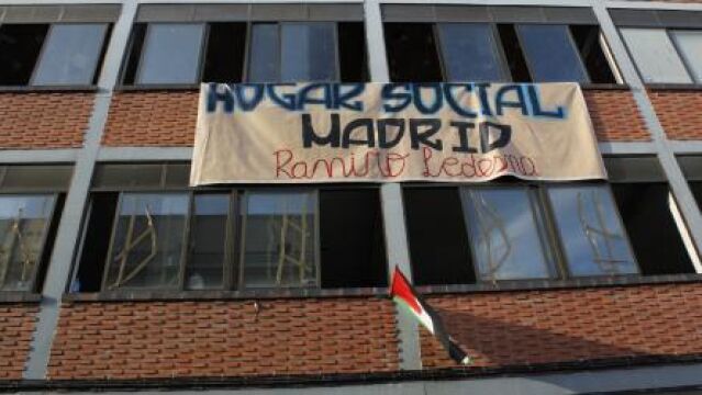 Imagen del edificio okupado en Tetuán.
