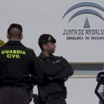 Agentes de la Guardia Civil el pasado mes de marzo en Centro Andaluz de Formación en Málaga
