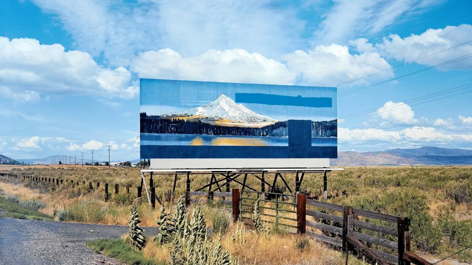 Paisaje de Stephen Shore tomado en 1973.