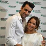 La actriz y presentadora de televisión puertorriqueña Adamari López con su pareja el bailarín y coreógrafo español Toni Costa.