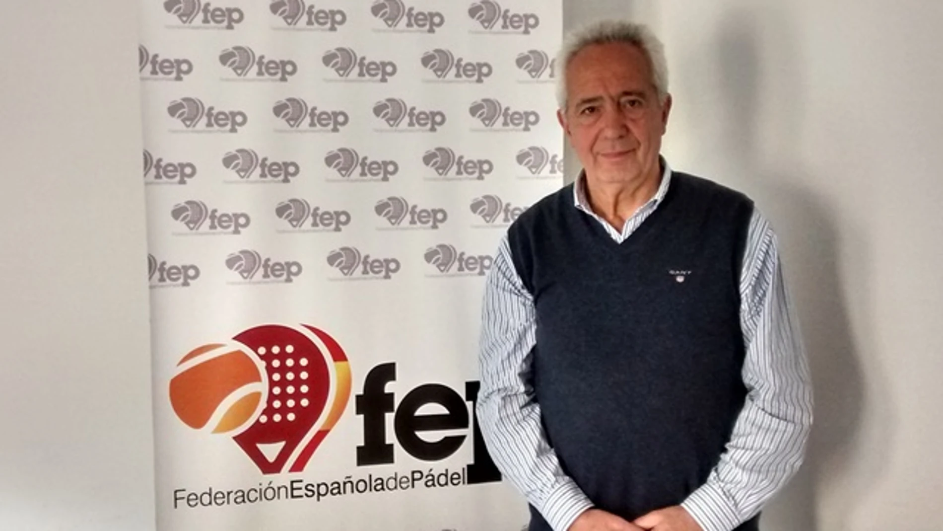 Miguel Medina, presidente de la Federación Espñaola de Pádel