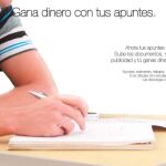 Nace una web para compartir apuntes y ganar dinero