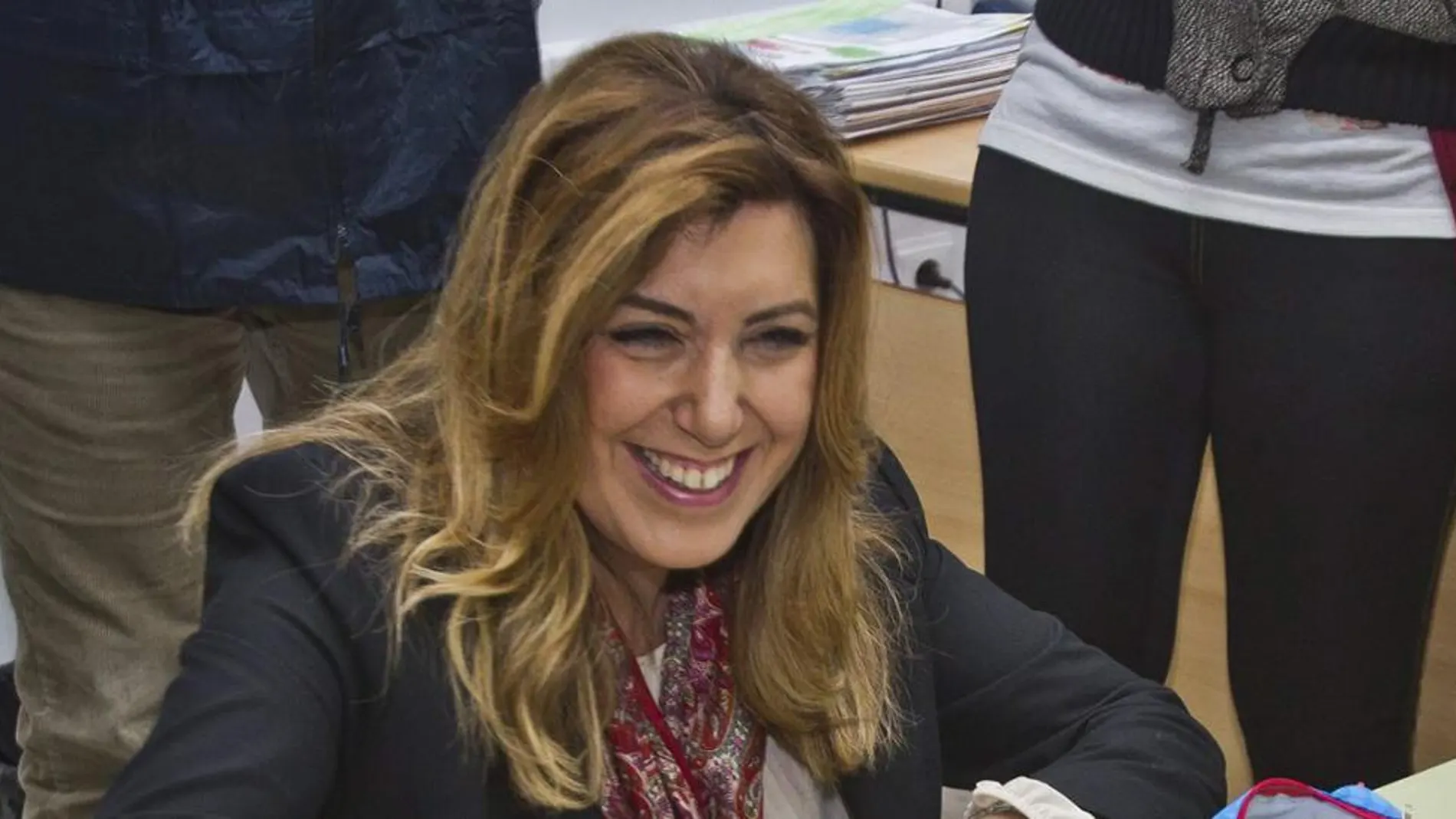 La presidenta de la Junta de Andalucía, Susana Díaz