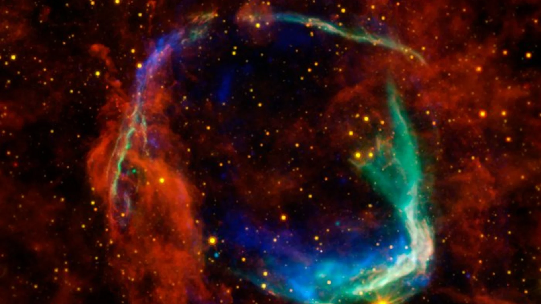 Una supernova festiva