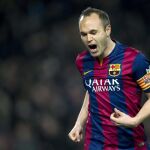 El centrocampista del FC Barcelona Andrés Iniesta
