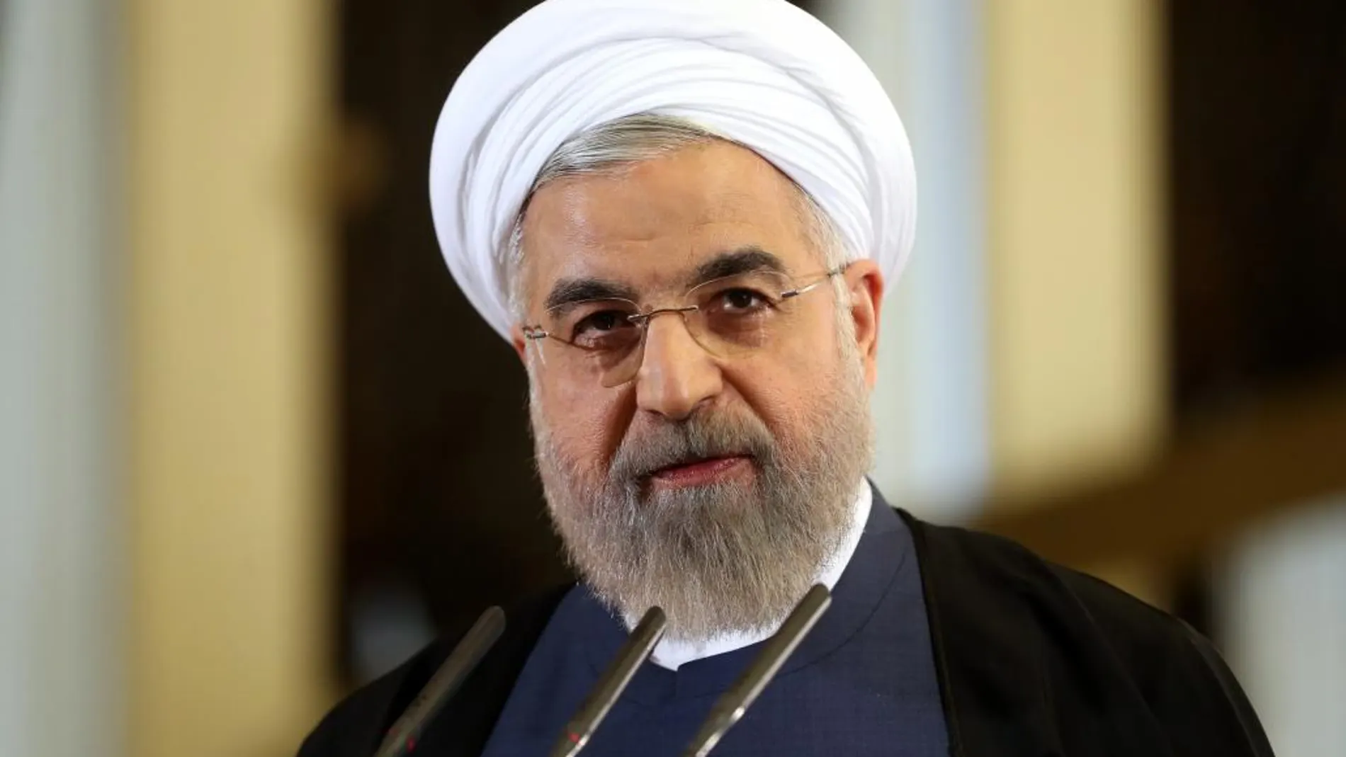 El presidente iraní Hassan Rouhani habla hoy en Teherán sobre el acuerdo nuclear alcanzado.