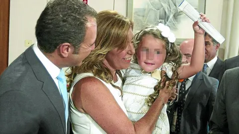 Susana Díaz y su marido, José María Moriche, con su sobrina