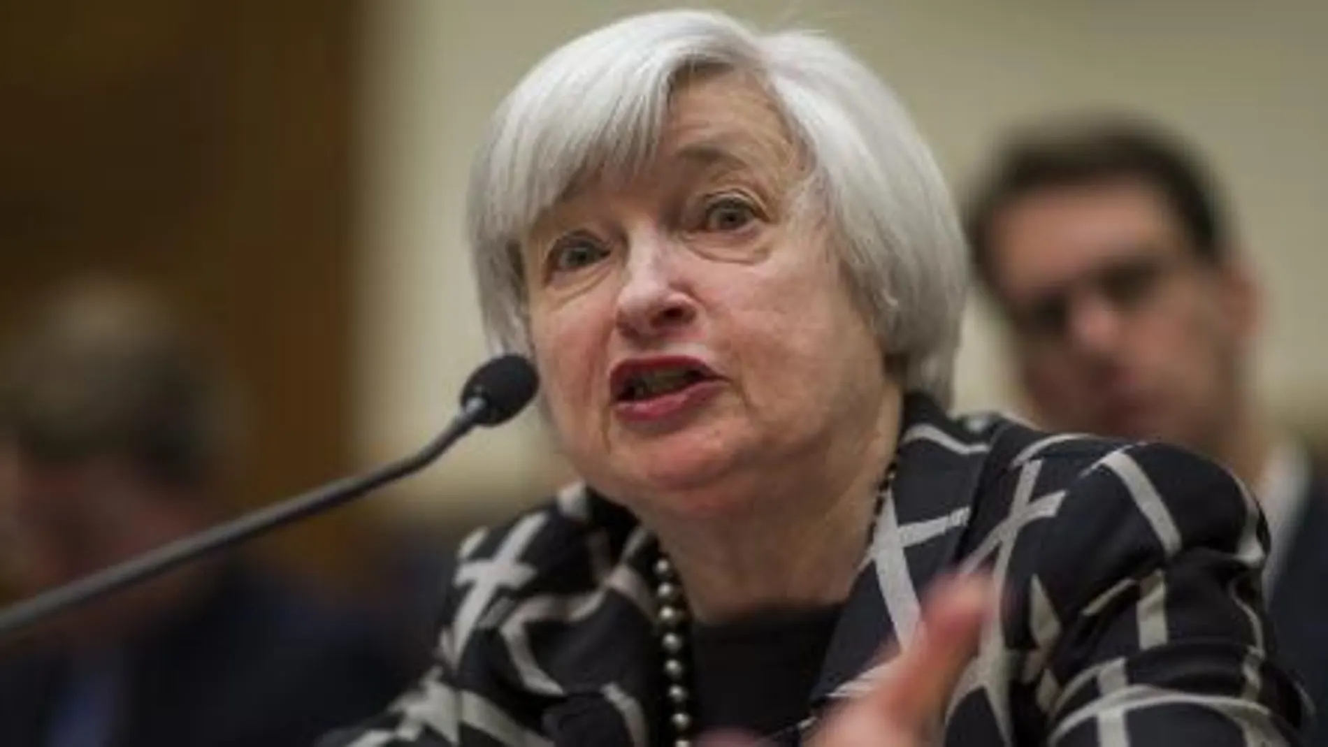 La presidenta de la Reserva Federal (Fed), Janet Yellen