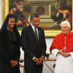 Benedicto XVI recibe a Obama