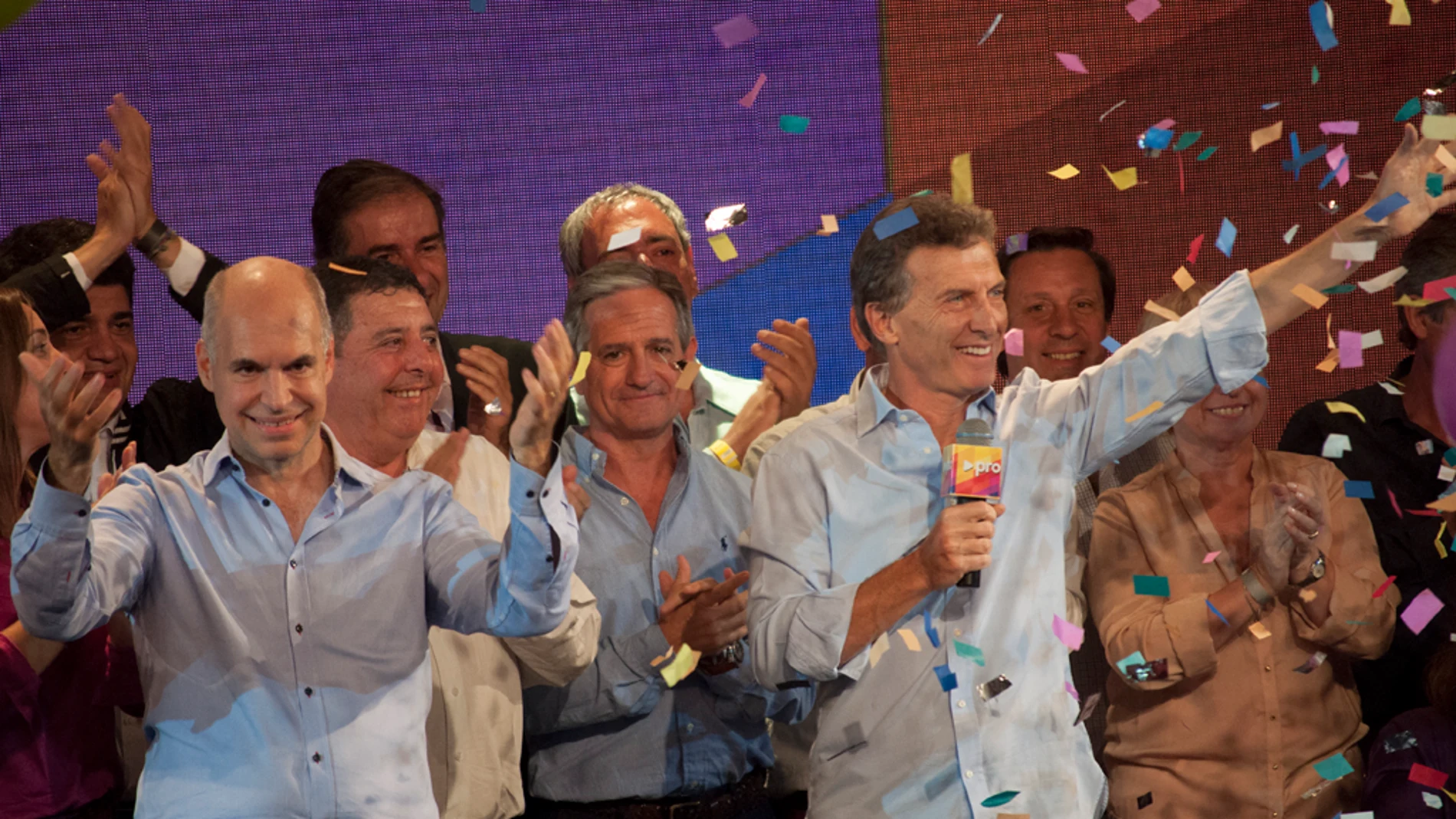 Horacio Rodríguez Larreta, el candidato de la conservadora Propuesta Republicana (Pro) respaldado por el líder del partido, Mauricio Macri,