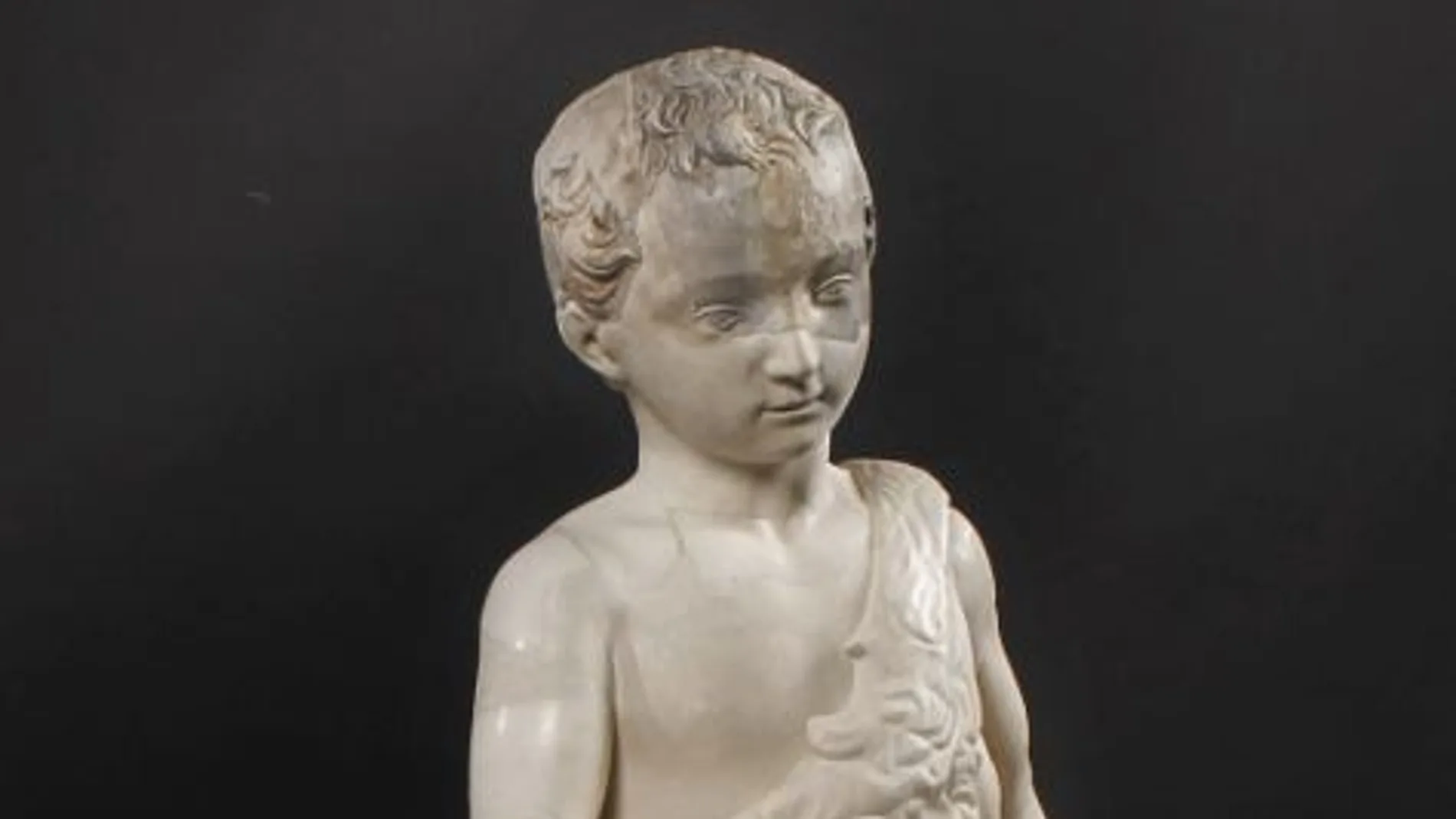 'San Juan Bautista niño', la única escultura de Miguel Angel