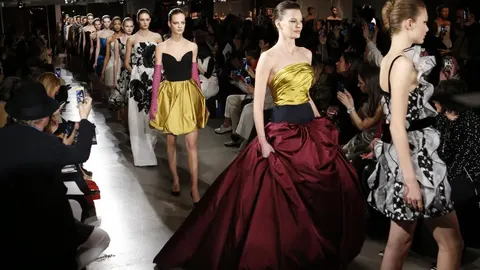 Desfile de Oscar de la Renta en Nueva York.