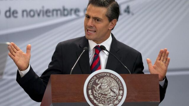 El presidente mexicano, Enrique Peña Nieto.