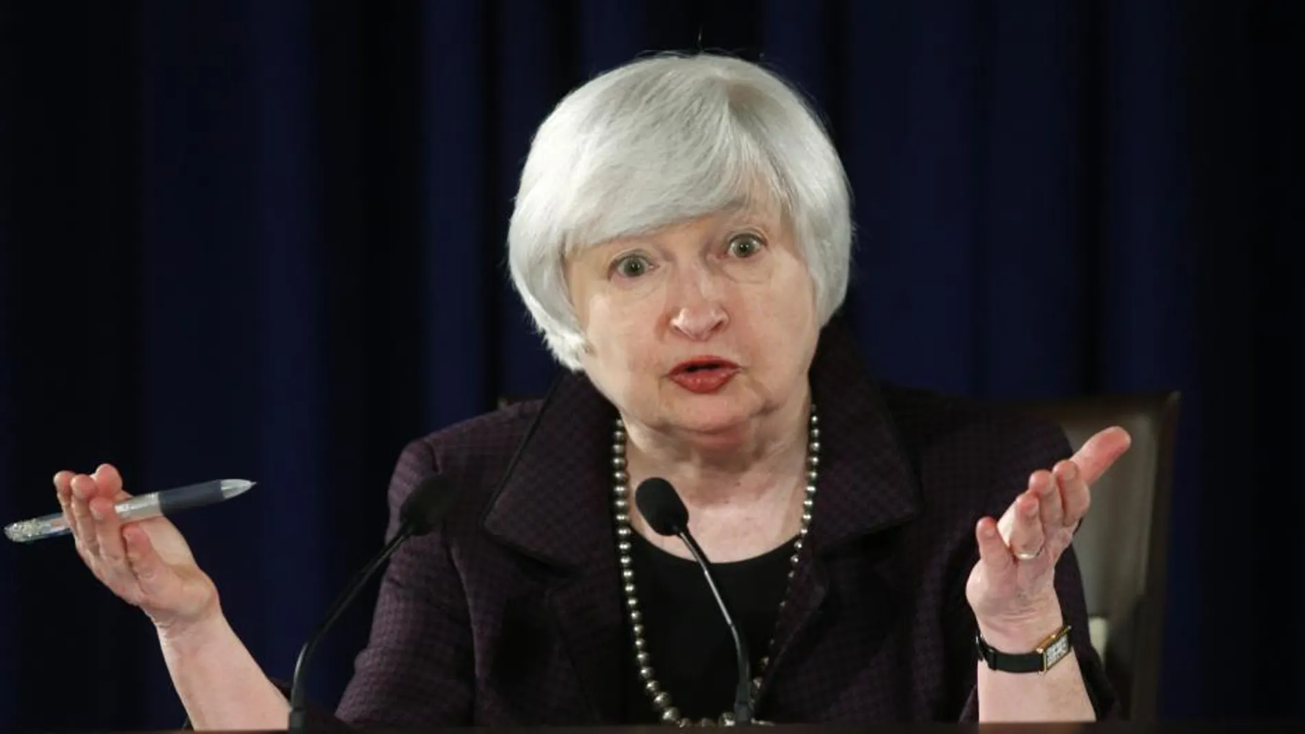 Janet Yellen, presidenta de la Reserva Federal de EE UU