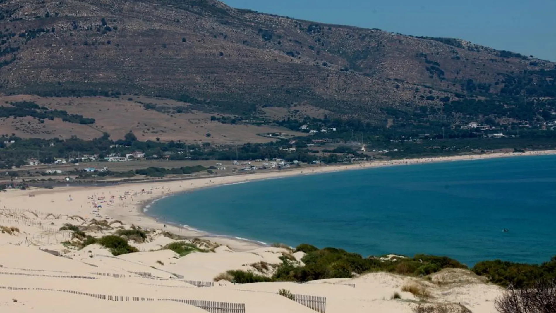 Playa de Valdevaqueros en la localidad gaditana de Tarifa