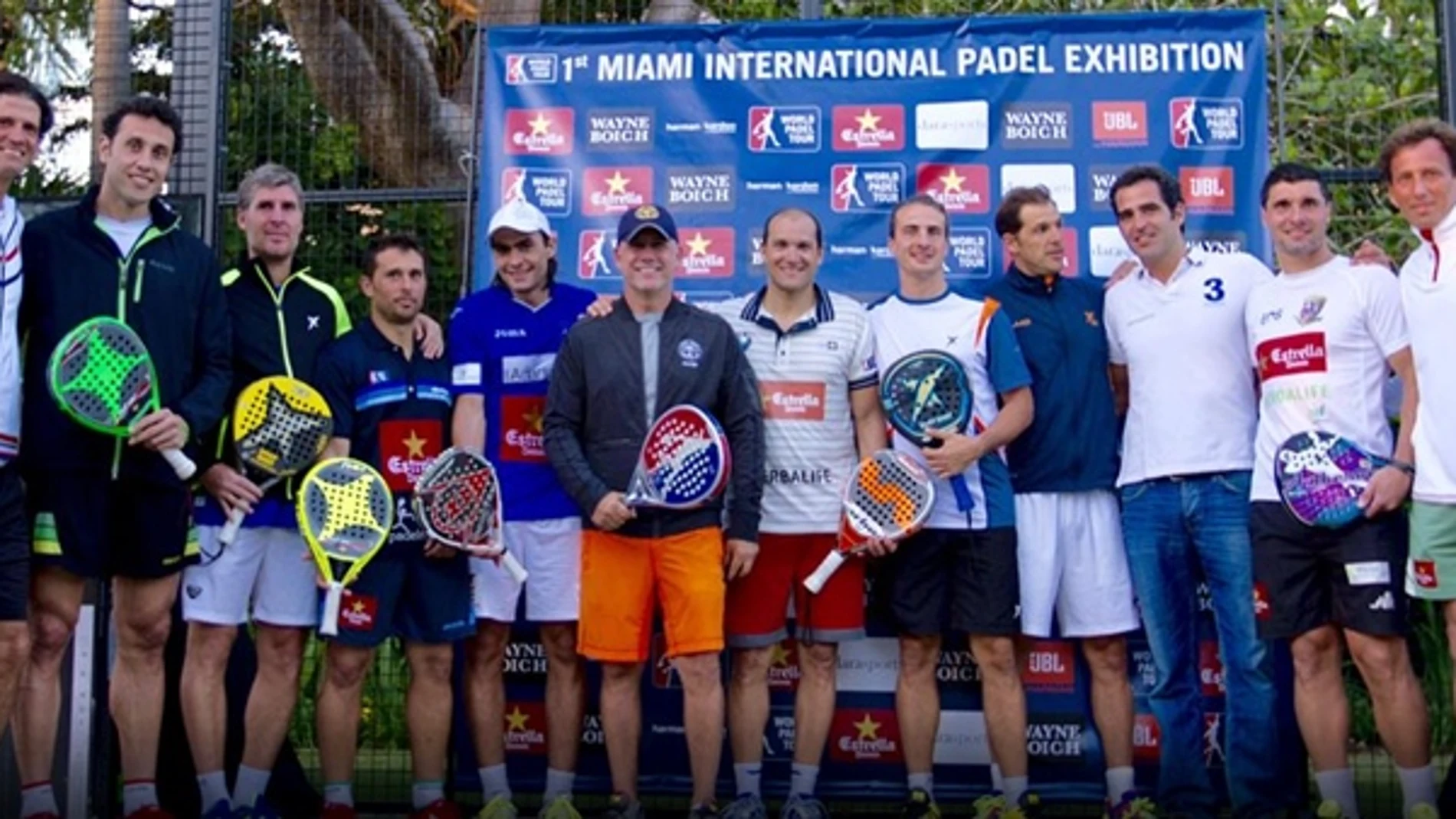 Jugadores en Miami.
