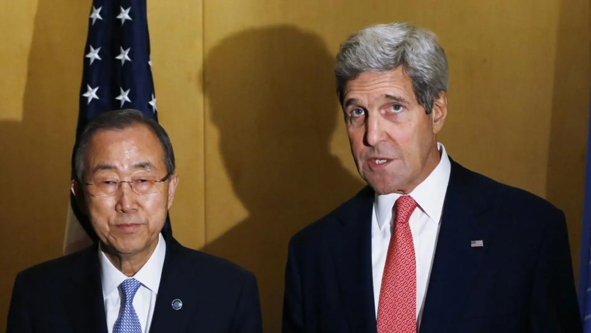 John Kerry y Ban Ki-Moon