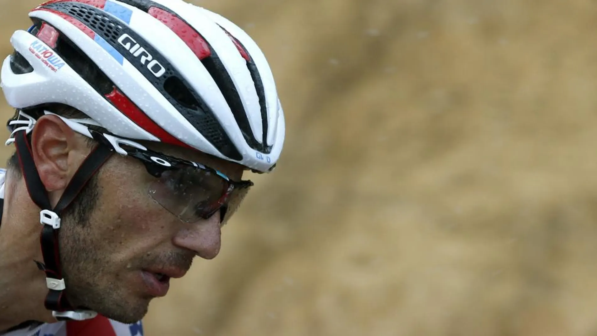 El ciclista catalan del equipo Katusha, Joaquim «Purito» Rodríguez, durante la novena etapa de la Vuelta Ciclista a España 2014