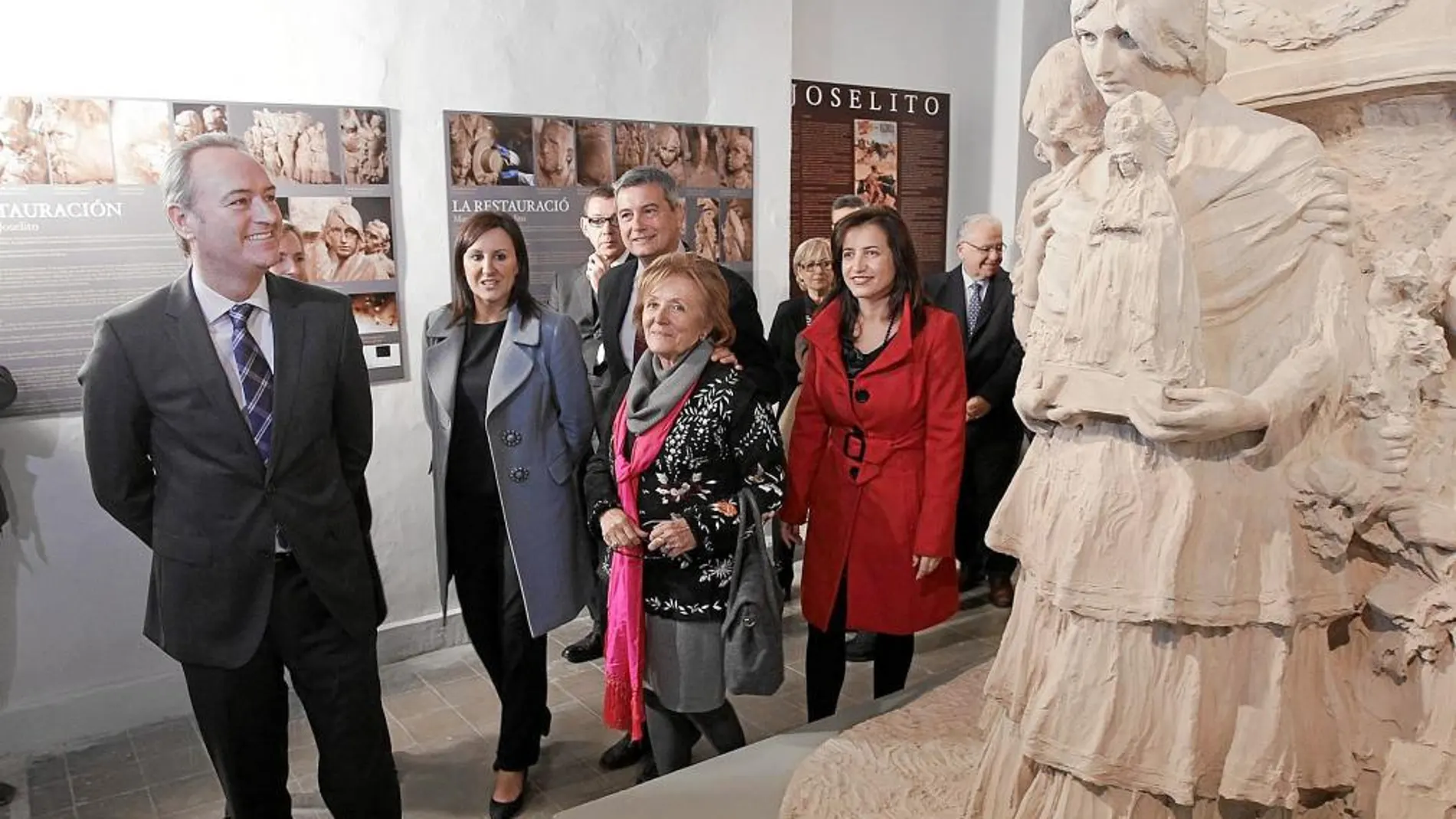 El presidente de la Generalitat, Alberto Fabra, visitó ayer el pabellón Benlliure del San Pío V
