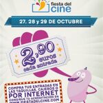 La Fiesta del Cine vuelve los días 27, 28 y 29 de octubre