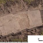 Imagen aérea de la base del templo encontrada en Ucrania