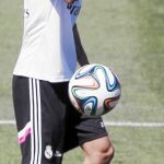 Di María ya no se entrenó ayer con el Madrid en Valdebebas