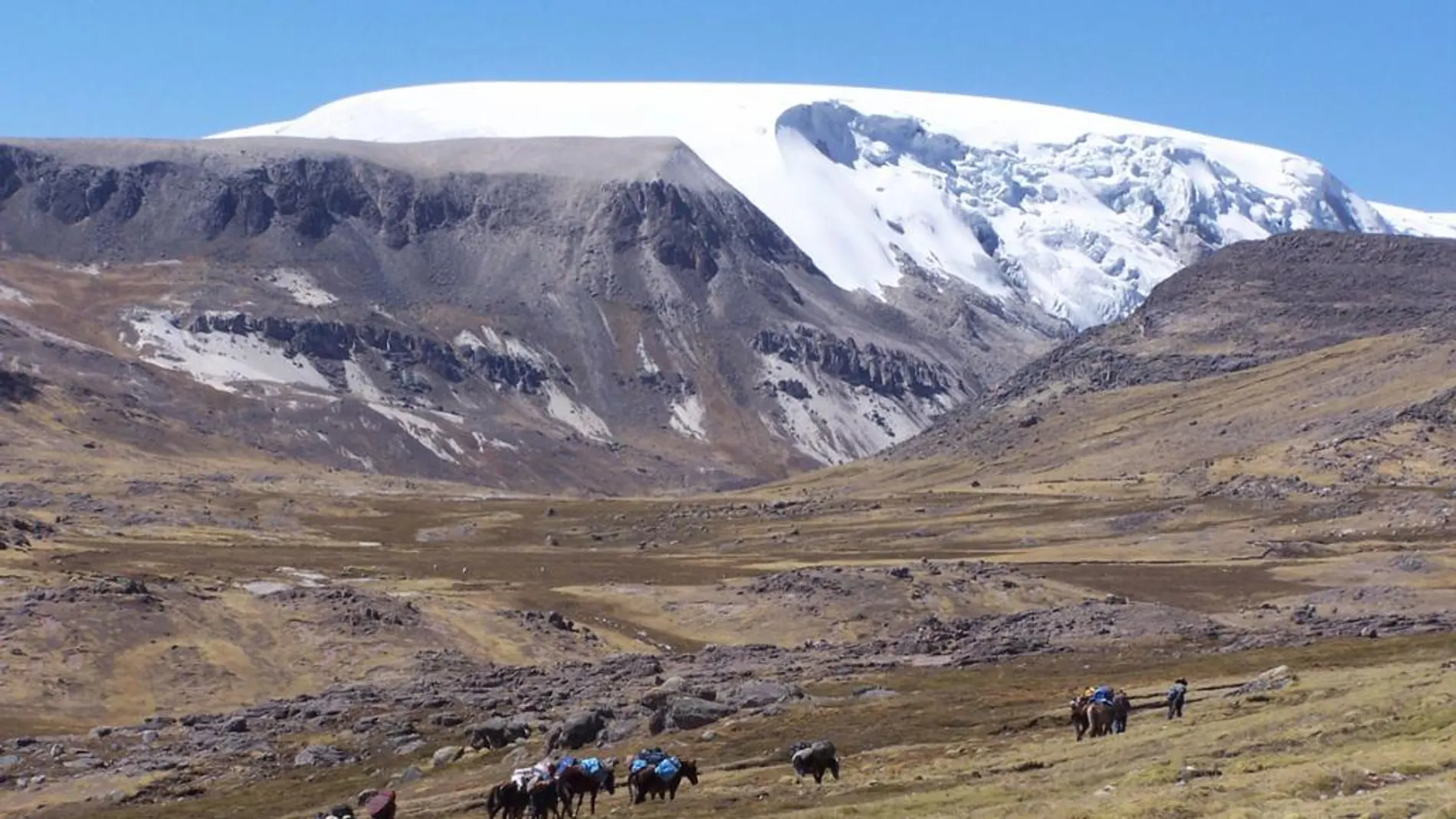 El glaciar Quelccaya, en los Andes peruanos