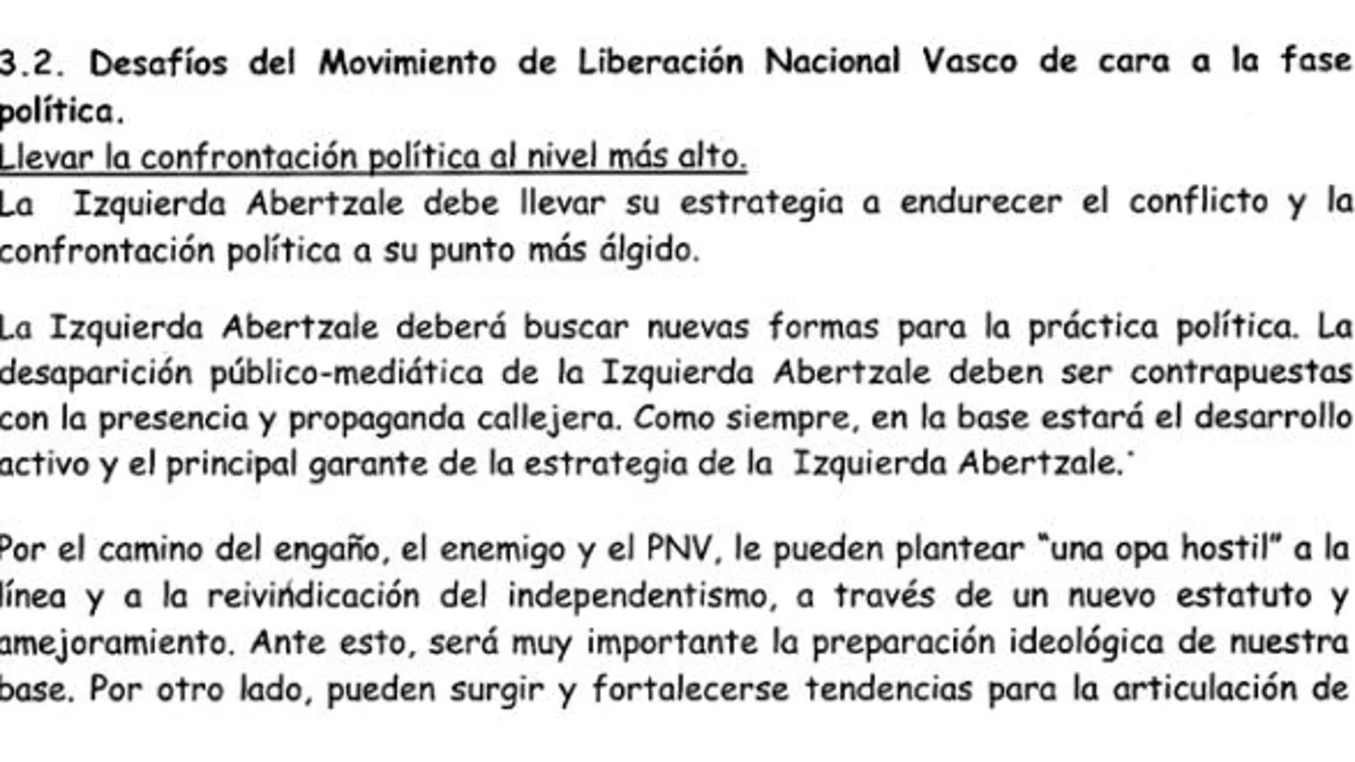 Golpe policial al plan etarra de incrementar el terror callejero