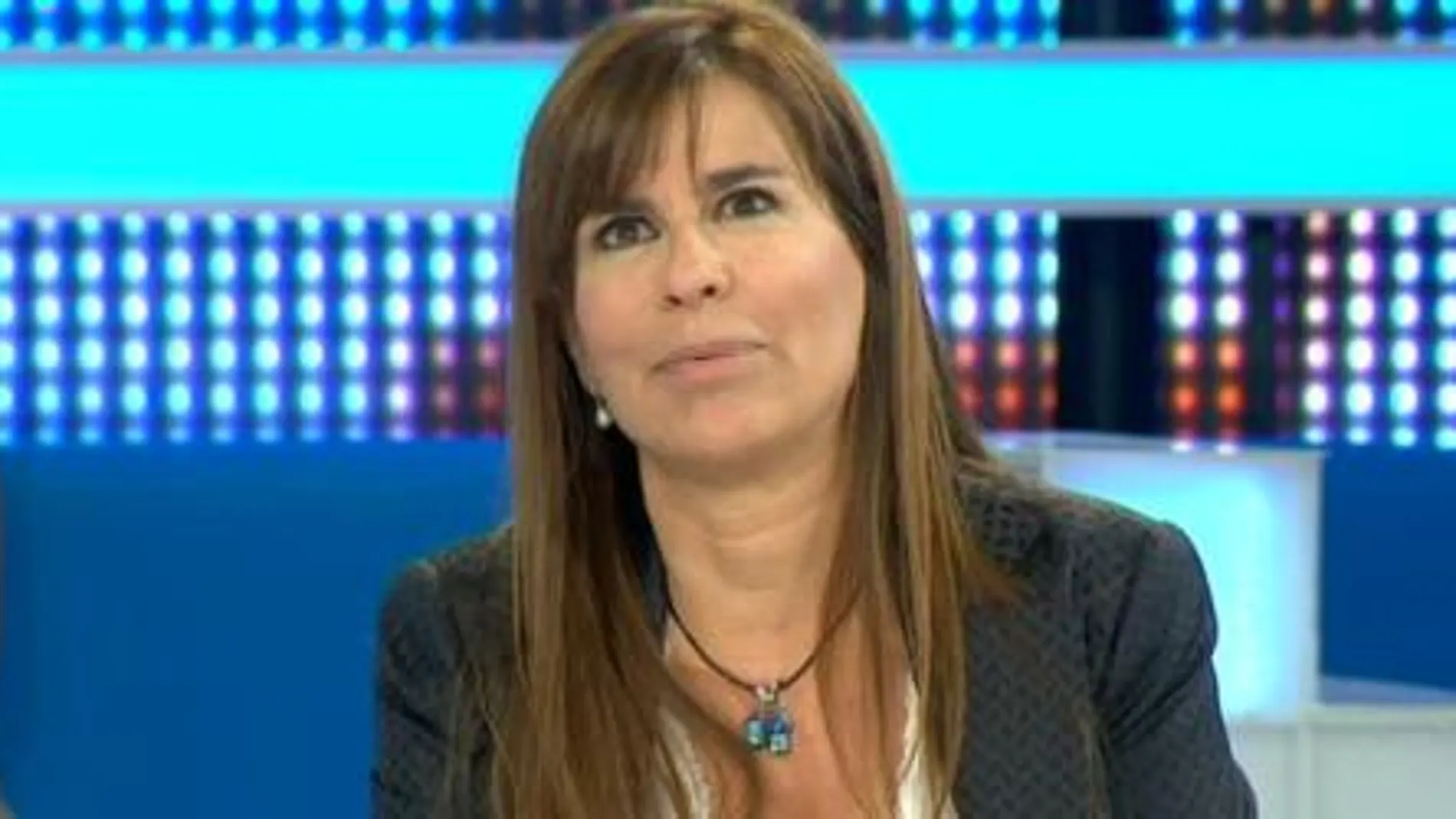 Victoria Álvarez, durante una entrevista en "Espejo Público"de Antena 3