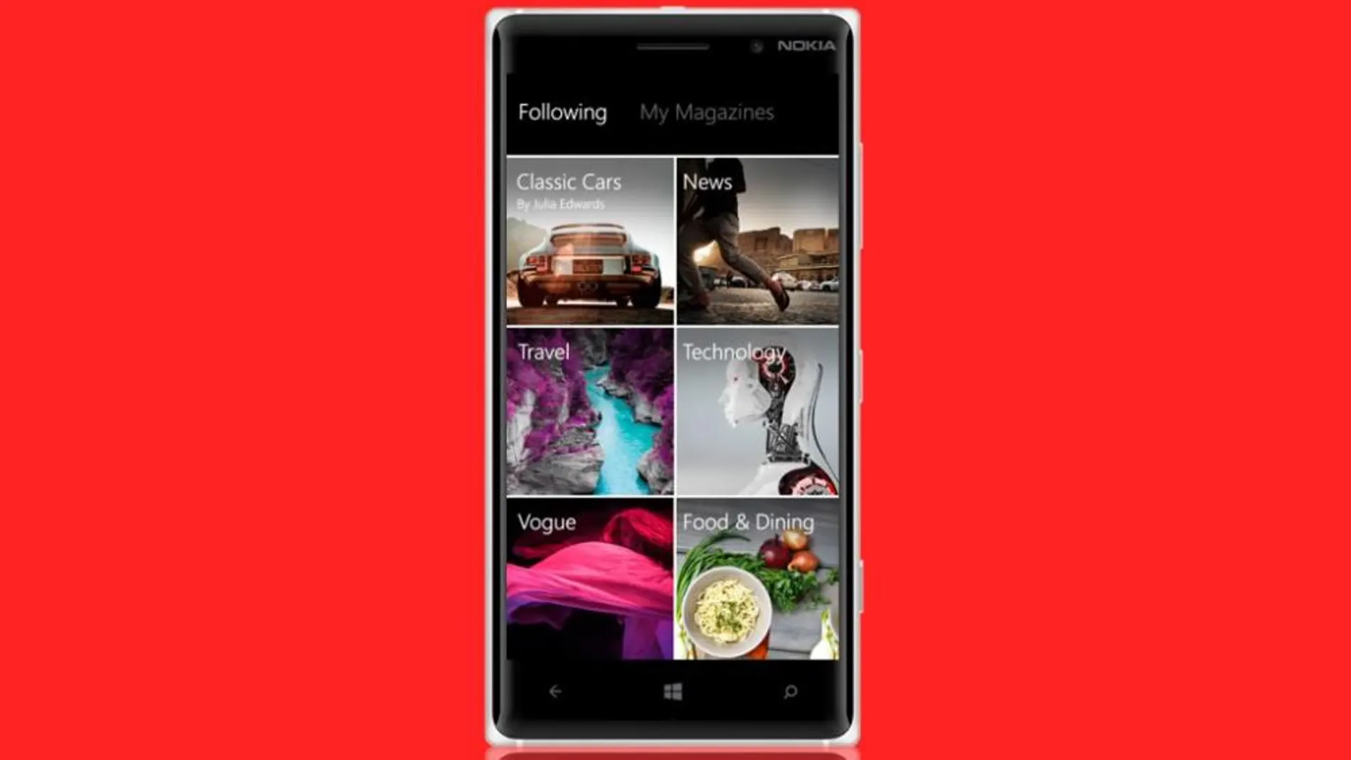 Flipboard aterriza en Windows Phone 8