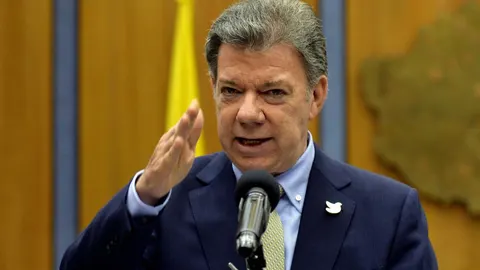 El presidente de Colombia, Juan Manuel Santos.
