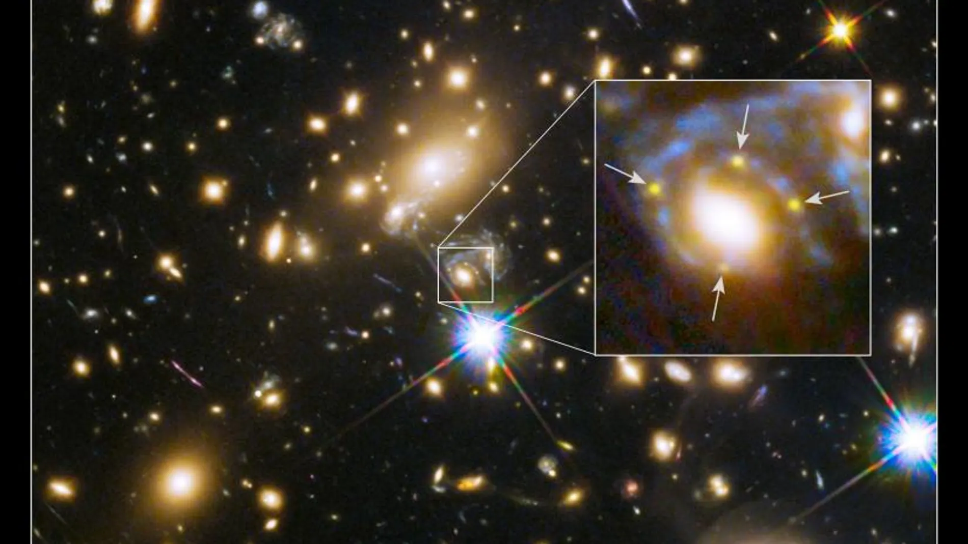 Las múltiples explosiones de la supernova