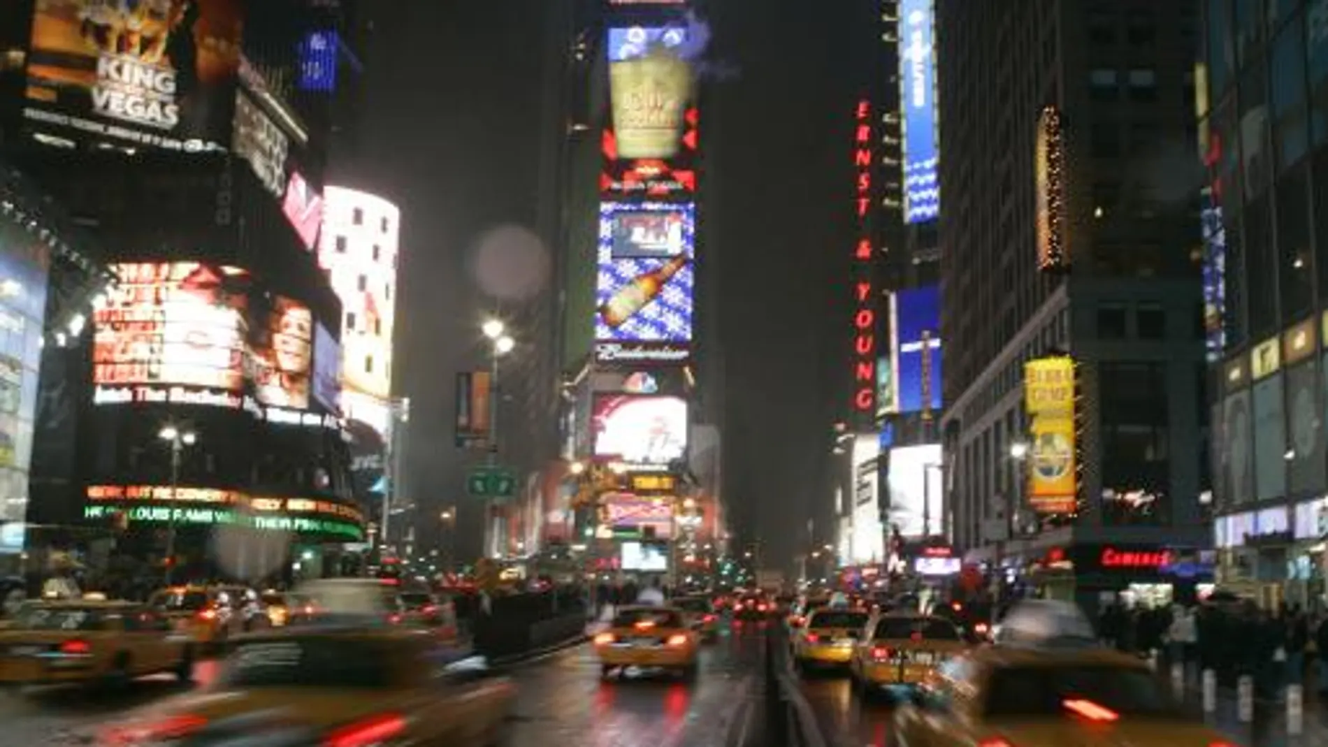 Times Square es la principal plaza de Manhattan, en Nueva York
