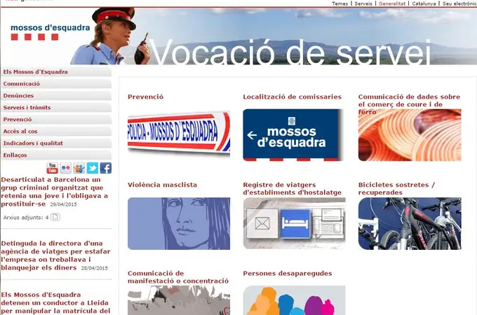 El 86% de la información que la Generalitat publica en internet no está disponible en castellano
