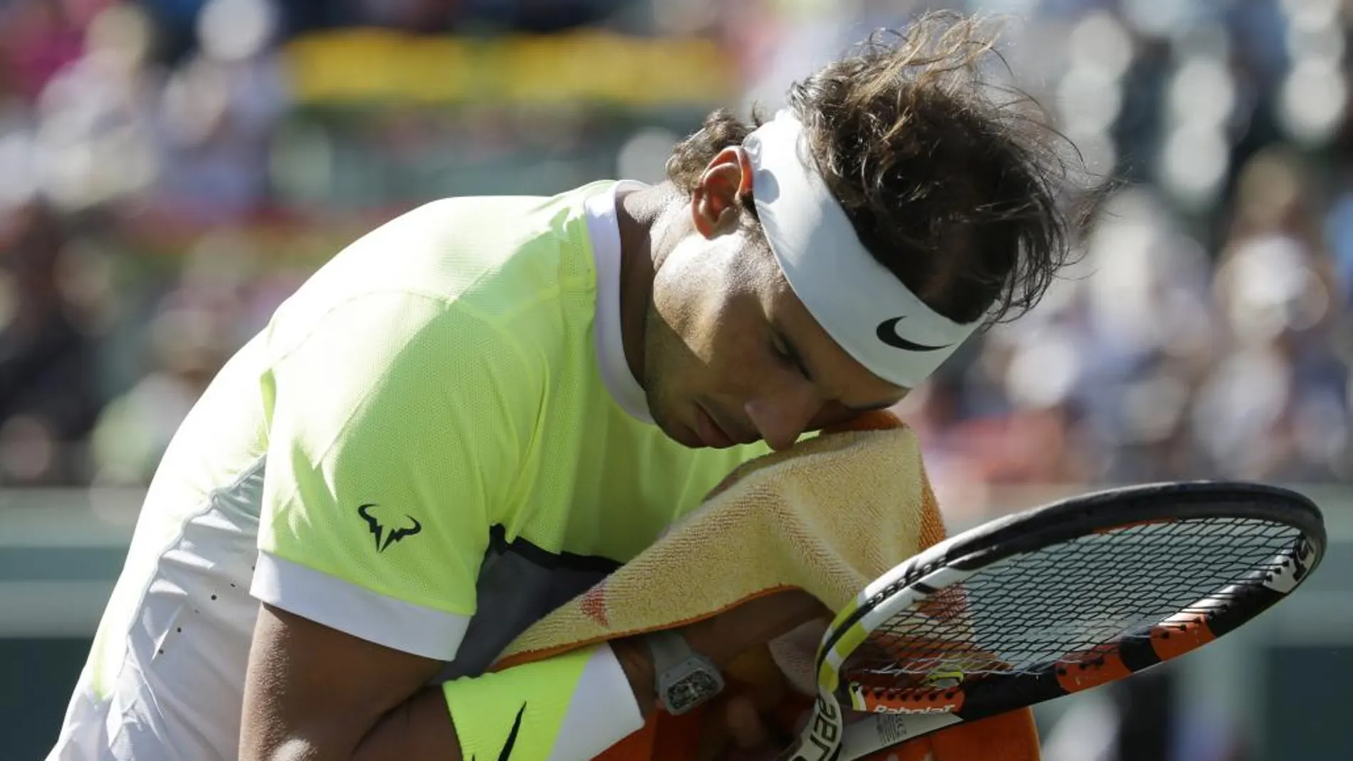 Rafa Nadal perdió anoche contra Fernando Verdasco por 6-4, 2-6 y 6-3