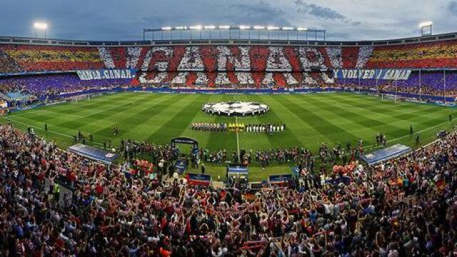 El Vicente Calderón se viste esta noche de «Champions»